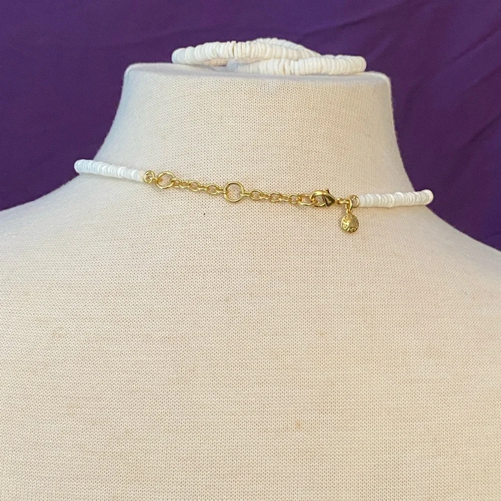 J. Crew White Puka Shell Necklace and Bracelet Set - Picture 3 of 5